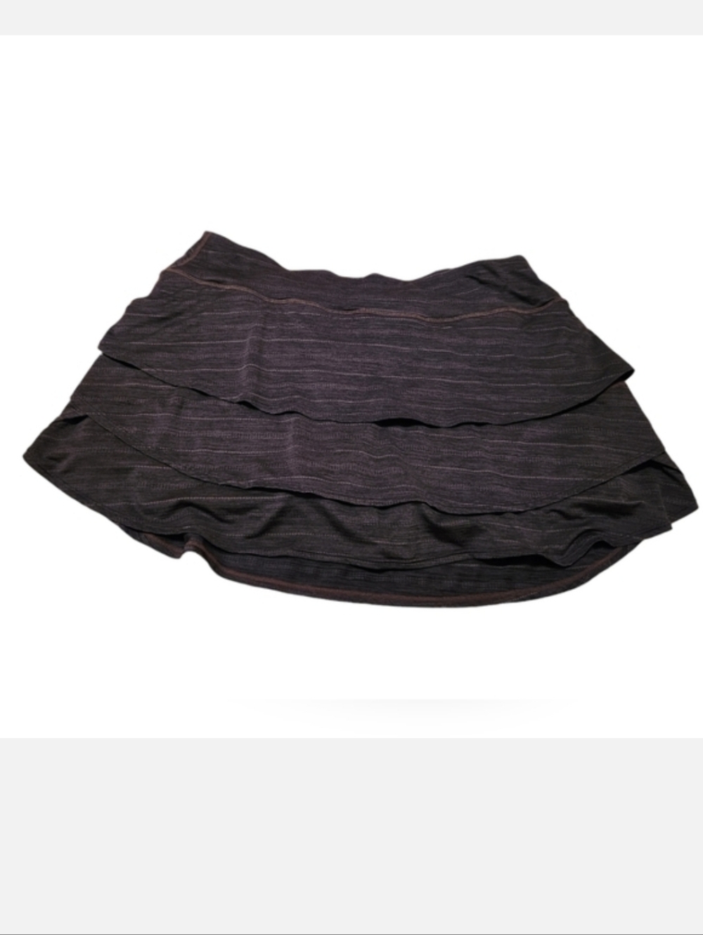 Women's 1X Athleta Dark Gray Swagger Tiered Ruffle Tennis Skort